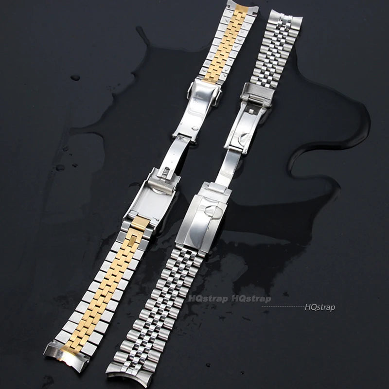 CowLost | bracelets-product_id-20mm-curved-end-solid-stainless-steel-jubilee-bracelet-for-rolex-watch |16