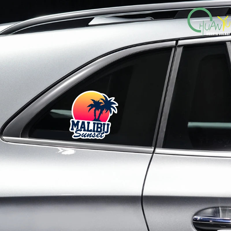 CowLost | personality-malibu-sunset-car-sticker-decal-pvc |2