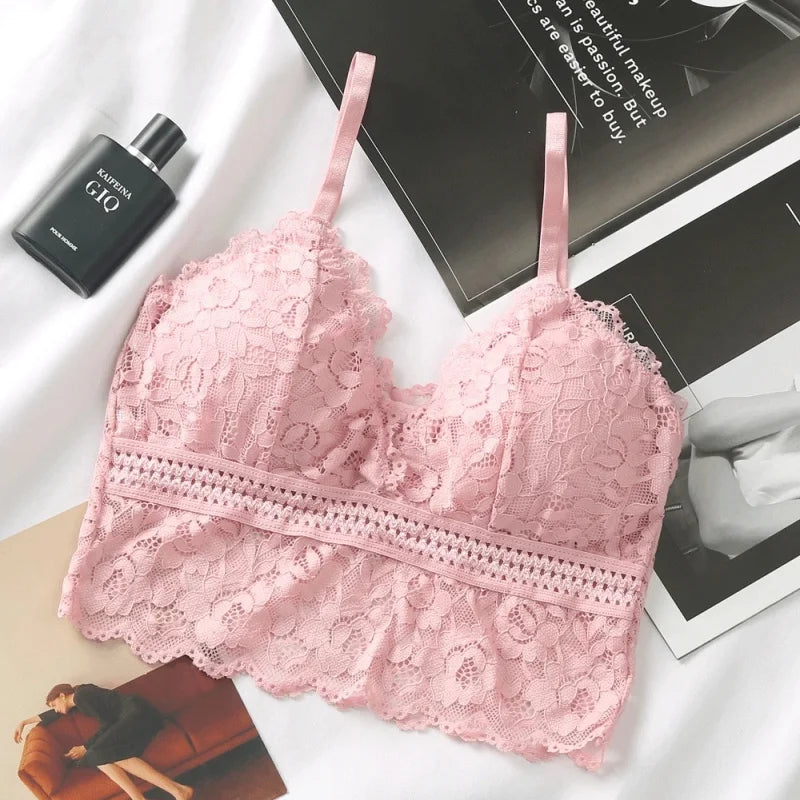 CowLost | product_id-women-s-lace-non-wire-push-up-crop-bra-with-removable-padding |2