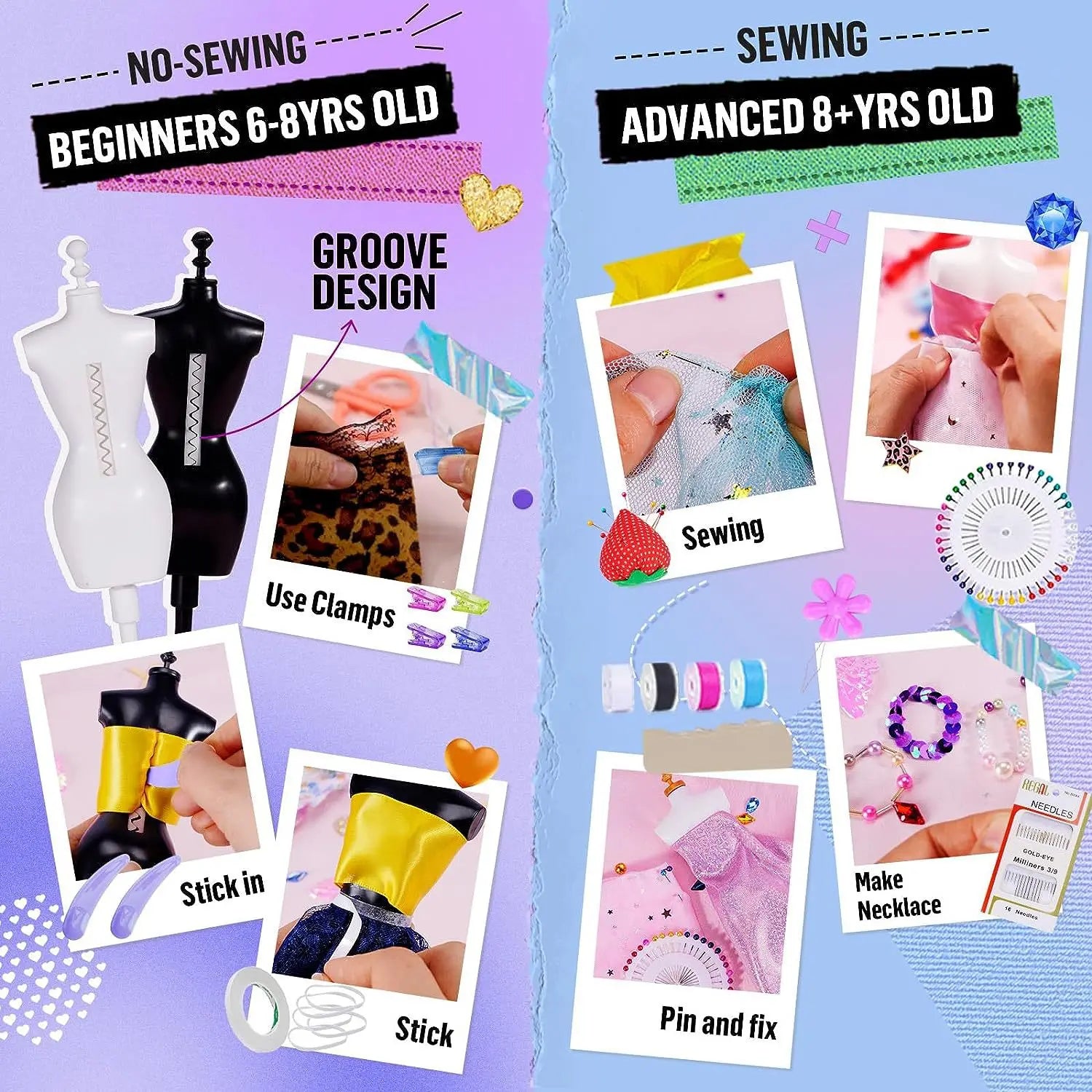CowLost | product_id-diy-doll-clothes-craft-kit-for-kids-handmade-art-decoration-gift-set |4