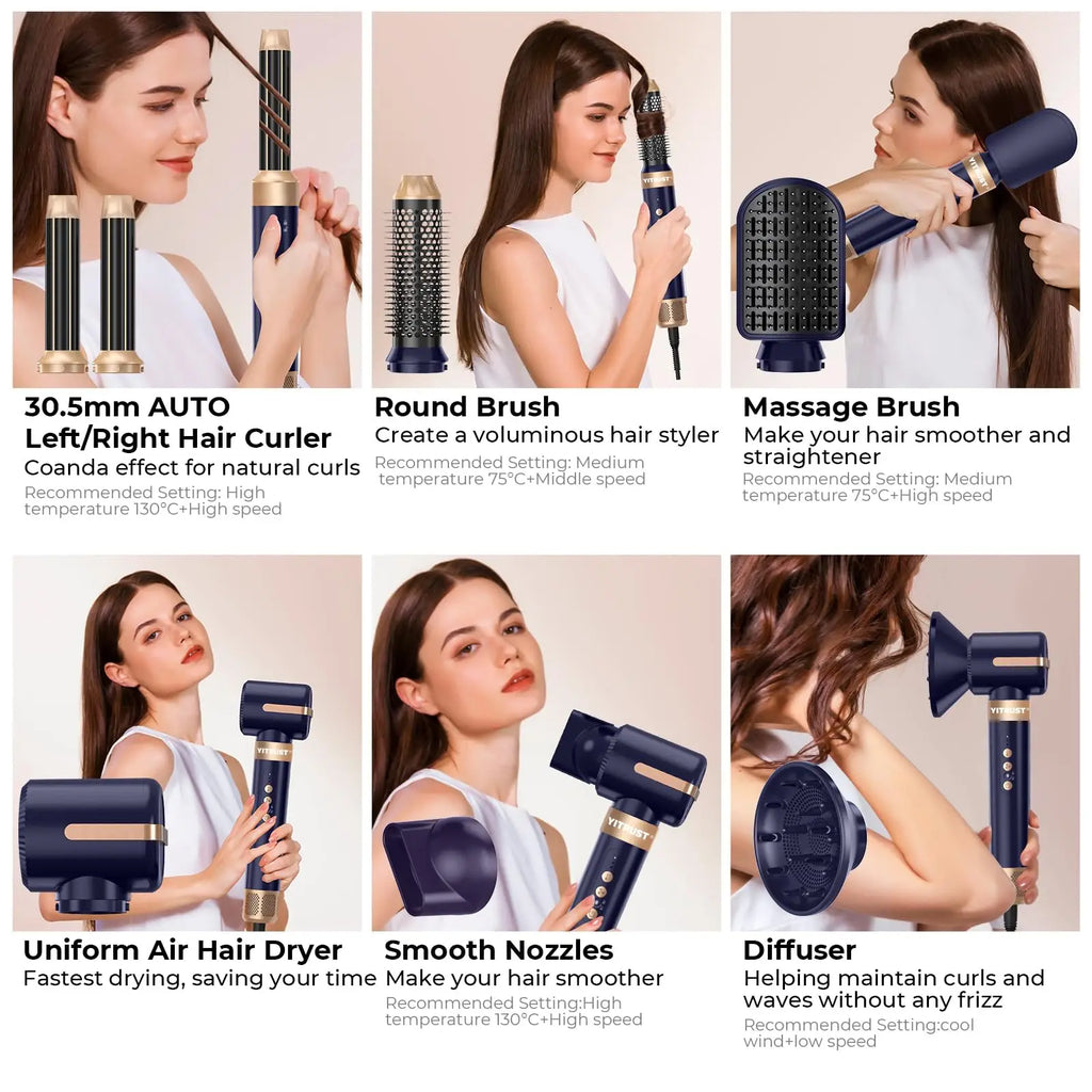CowLost | tools-7-in-1-brushless-high-speed-hair-dryer-brush-with-diffuser-and-ionic-styling-comb |3