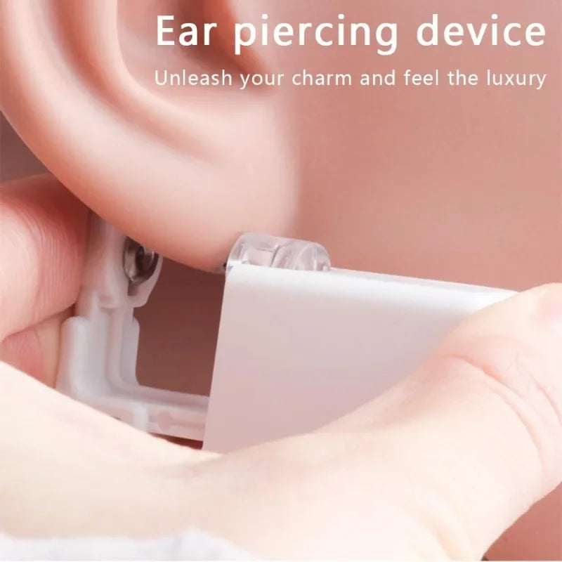 1/4Pcs Disposable Sterile Painless Ear Piercing Tools Set Safe Without Inflammation