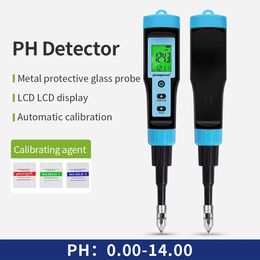 Digital PH Meter with Backlight for Food, Soil, Cosmetic, Cheese, Meat, Fruit, Dough Testing