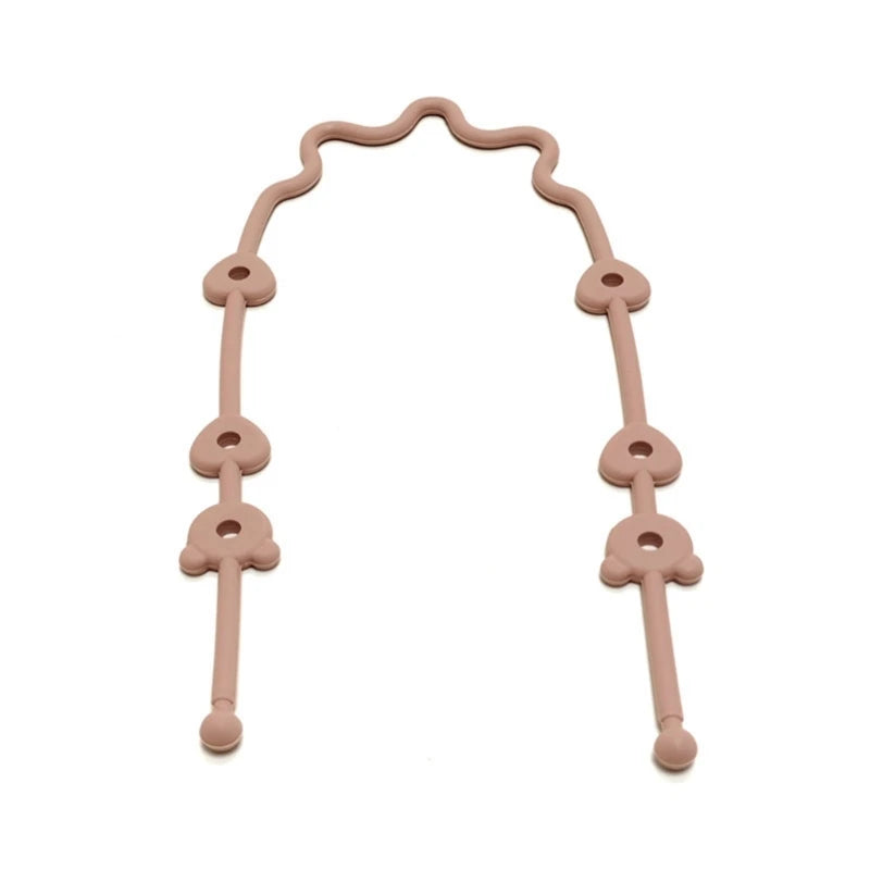 CowLost | baby-pacifier-chain-with-safety-straps-silicone-holder-stroller-highchair-accessory |20