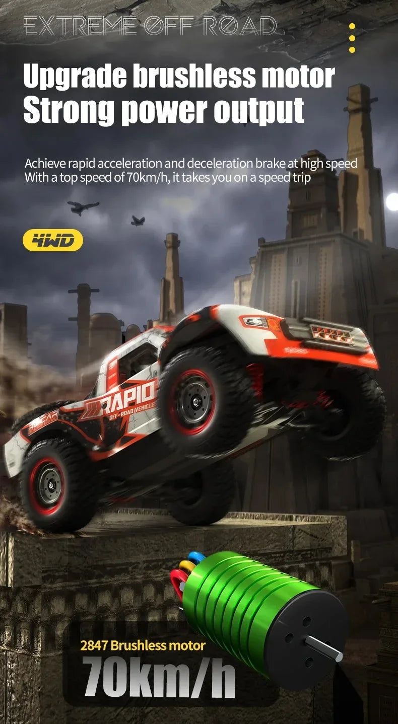 CowLost | fencing-barriers-jjrc-q130-4wd-1-16-rc-car-with-brushless-motor-and-led-lights |12