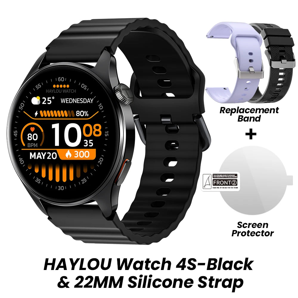 CowLost | haylou-watch-4s-gps-smartwatch-1-43-hd-amoled-display |37