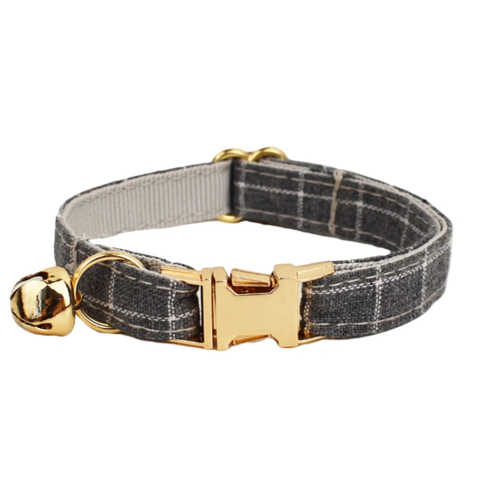 CowLost | cat-furniture-adjustable-cat-collar-with-bowknot-and-bell |27