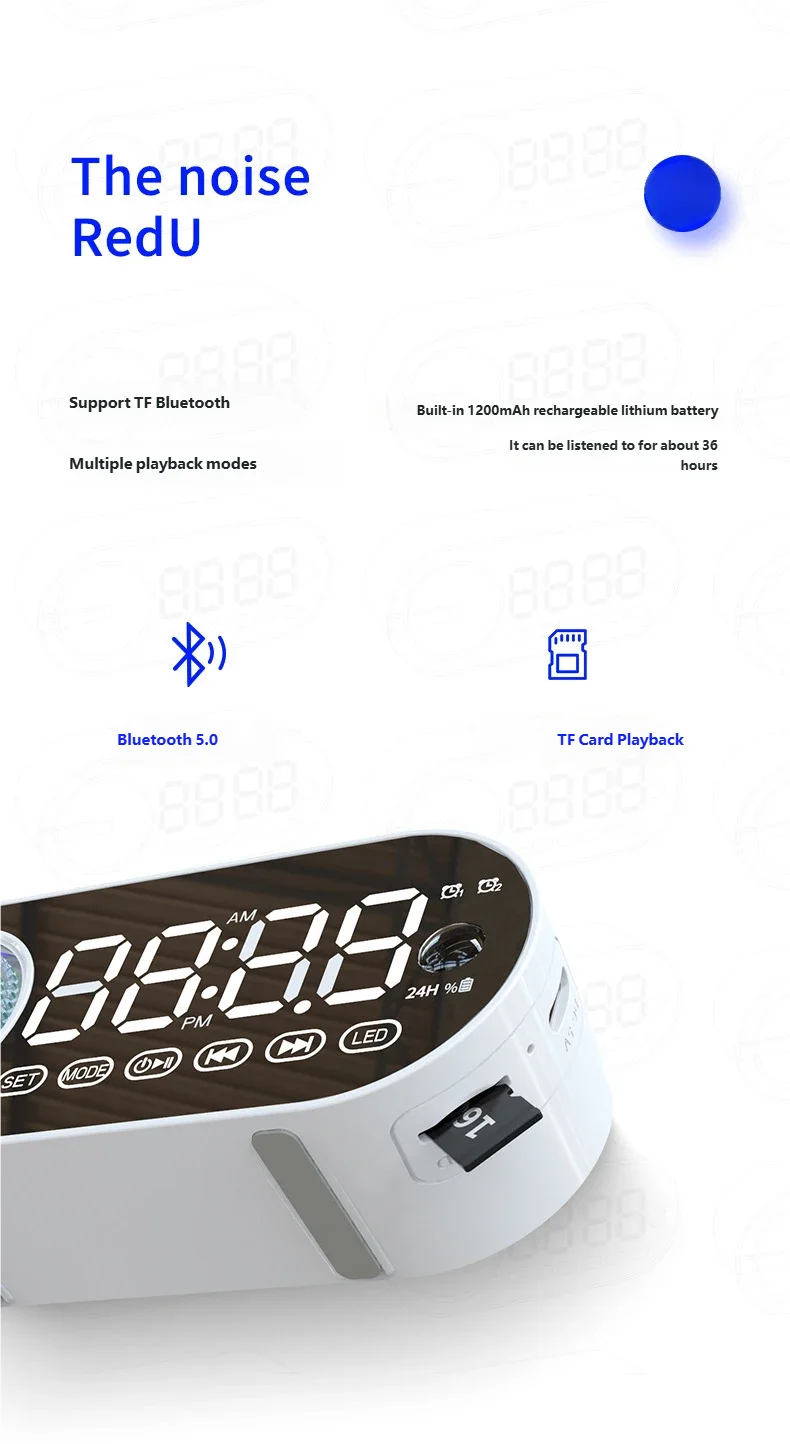 CowLost | product_id-homefish-smart-wireless-bluetooth-mini-speaker-alarm-clock-portable-subwoofer-gift |14