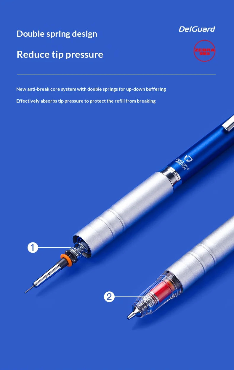 CowLost | product_id-zebra-delguard-ma86-0-5mm-mechanical-pencil-with-metal-grip-and-break-resistant-lead |13