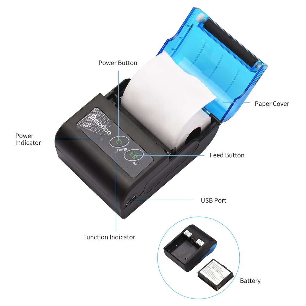 CowLost | product_id-bisofice-portable-2-inch-wireless-usb-thermal-receipt-printer-for-restaurant-with-58mm-paper |3