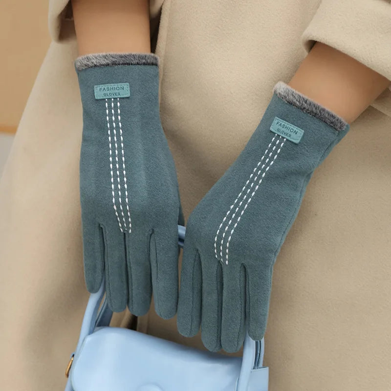 CowLost | winter-womens-gloves-vintage-windproof-touch-screen |5