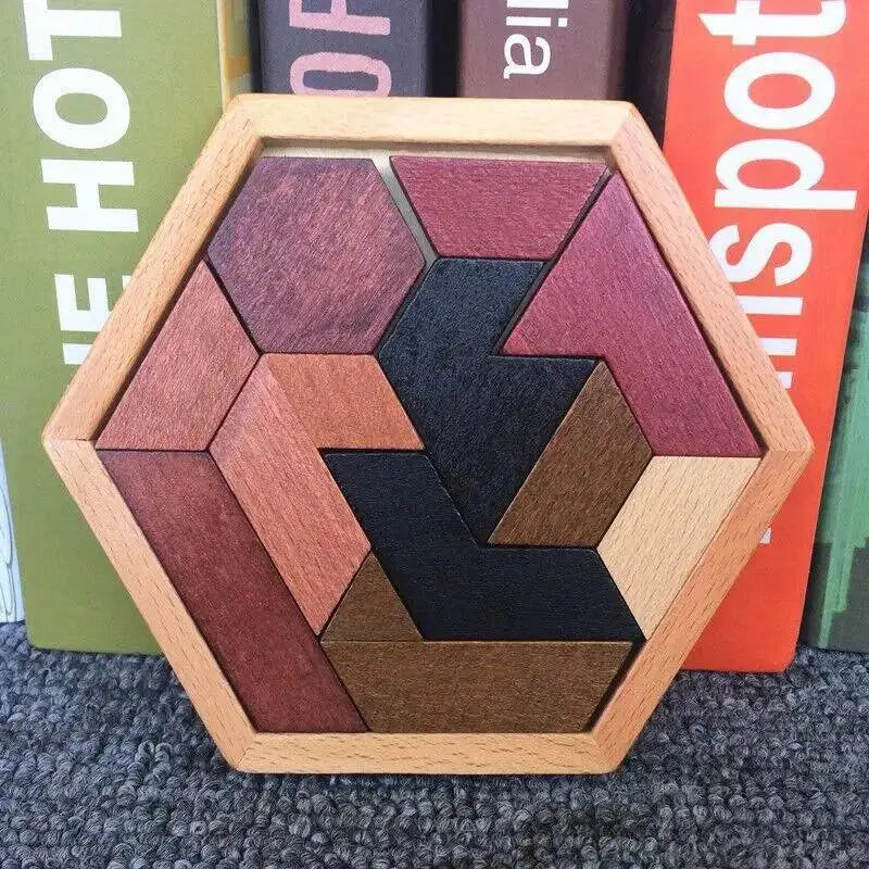 CowLost | fencing-barriers-montessori-wooden-geometric-shape-intelligence-puzzle-toy |4