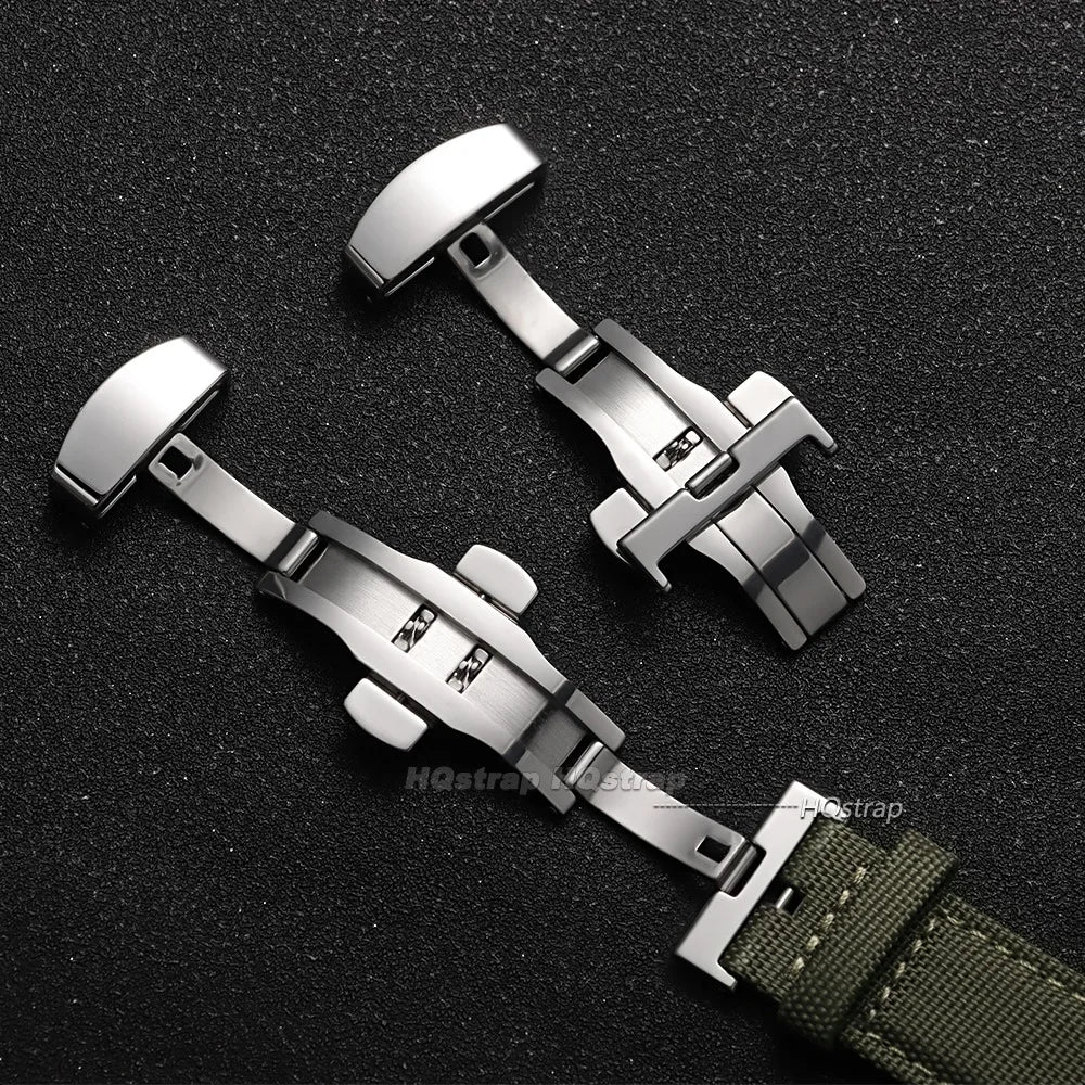 CowLost | product_id-butterfly-buckle-stainless-steel-watch-strap-buckle-for-apple-watch-10-22mm |2