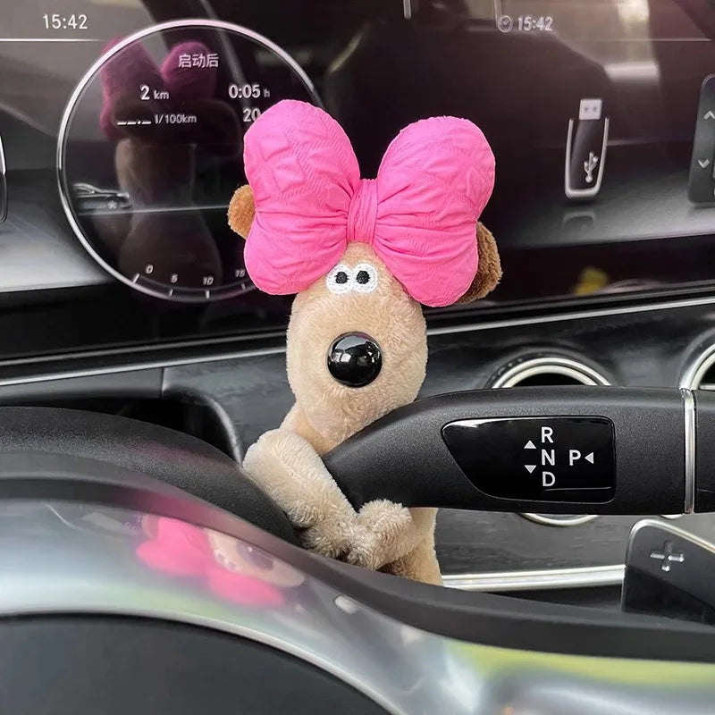 CowLost | product_id-plush-puppy-car-wiper-turn-signal-switch-decoration-cute-dog-clutch-doll-interior-accessory |15