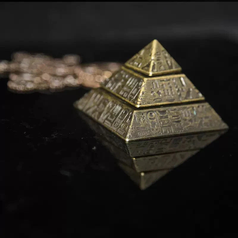 CowLost | pyramid-fingertip-gyroscope-desktop-toy-ancient-egyptian-metal-retro-anti-anxiety-fidget-spinner-for-kids-children-adutls-gifts |4