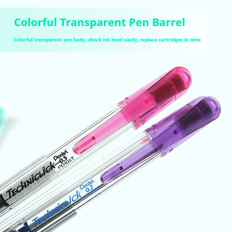 CowLost | product_id-pentel-pd105t-mechanical-pencil-0-5-0-7mm-break-resistant-side-knock-design |3