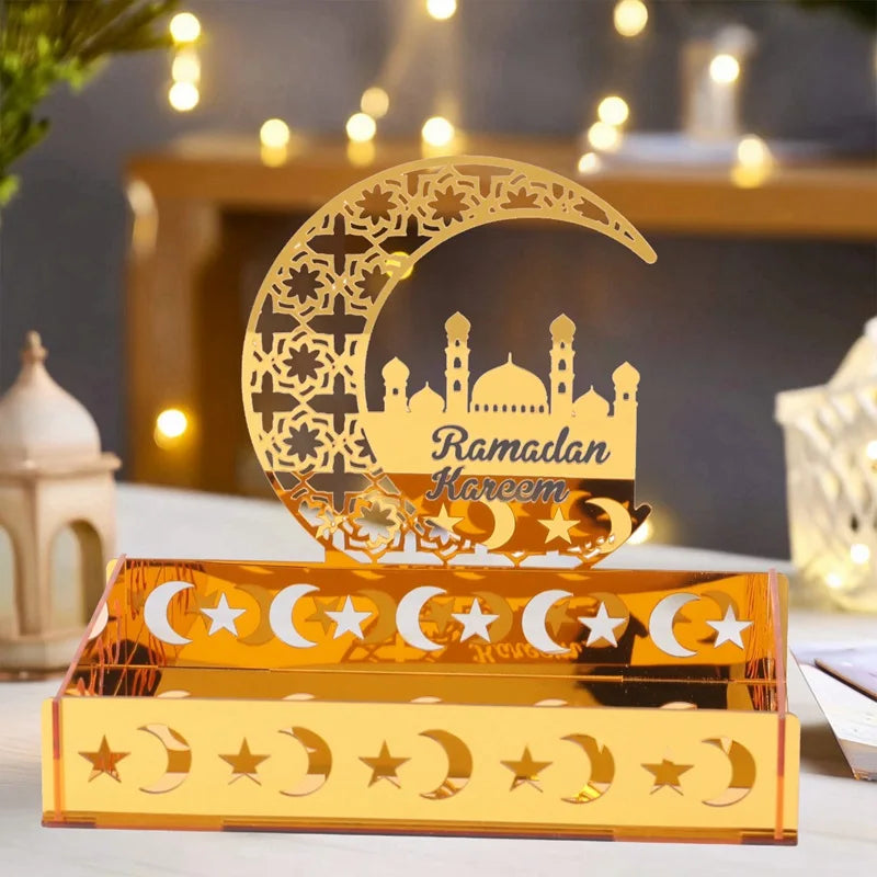 CowLost | eid-mubarak-tray-ramadan-table-centerpieces-plate-acrylic |12