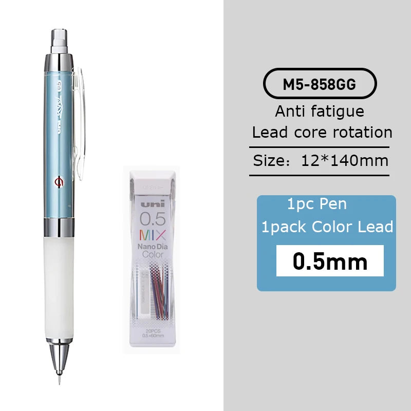 CowLost | product_id-japanese-uni-m5-858gg-kuru-toga-0-5mm-mechanical-pencil-soft-grip-smooth-writing |9