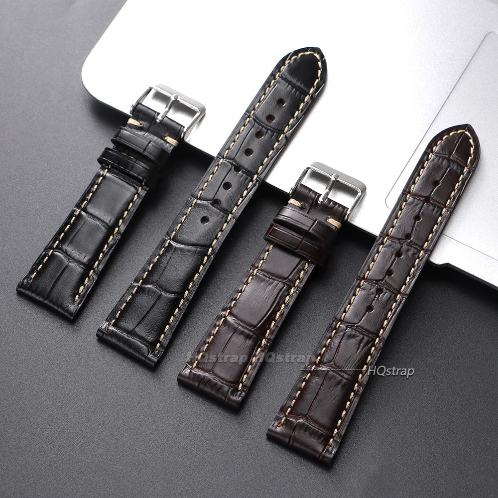 CowLost | product_id-hqstrap-genuine-leather-watchbands-13-22mm-universal-replacement-strap-with-pin-buckle |2