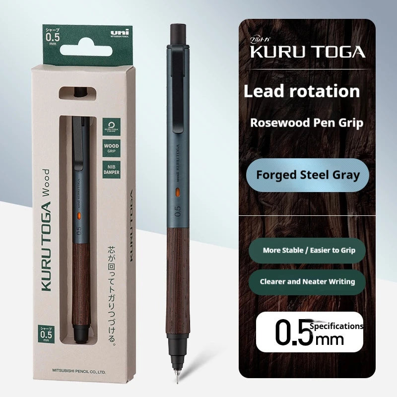 CowLost | product_id-uni-m5-kh-sunrise-orange-limited-kurutoga-0-5mm-auto-rotating-metal-mechanical-pencil-break-resistant |27