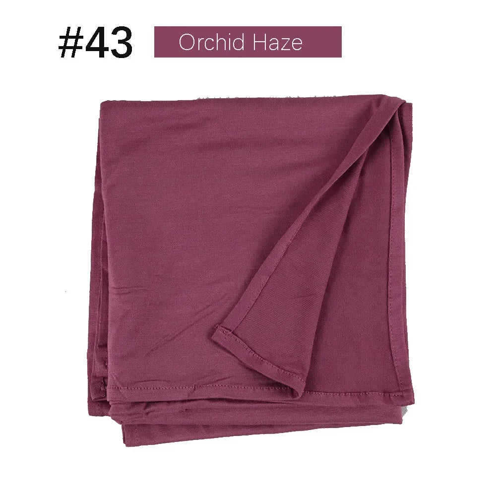 CowLost | muslim-women-stretchy-jersey-hijab-plain-cotton |34