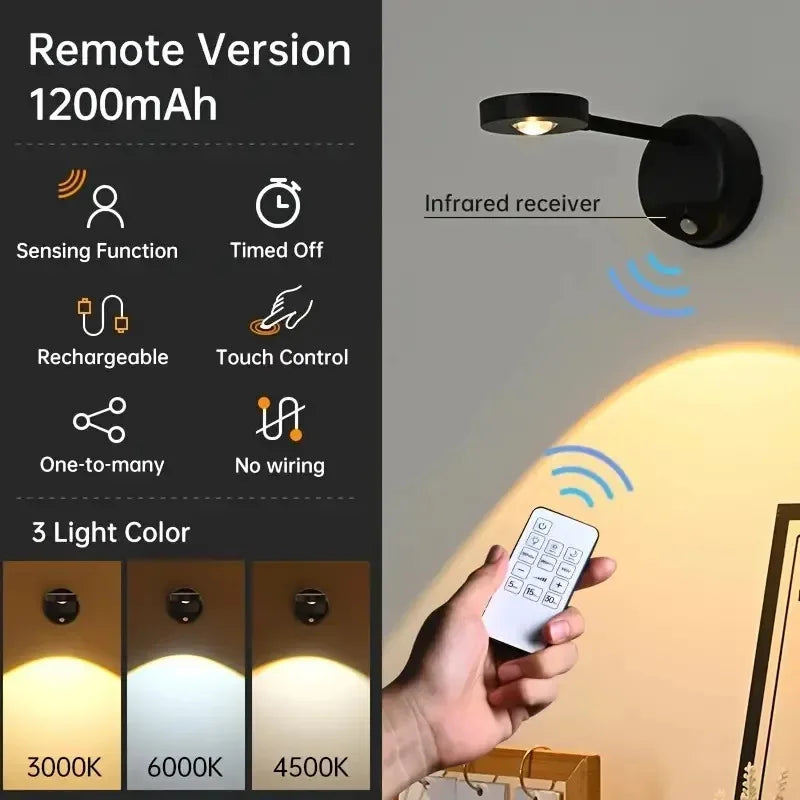 CowLost | product_id-usb-rechargeable-wireless-human-sensing-dimmable-led-wall-spotlight-for-paintings-with-3-color-modes |2