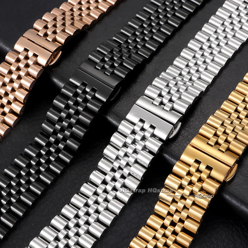 CowLost | bracelets-product_id-stainless-steel-watch-band-for-rolex-flat-curved-end-strap-12-22mm-unisex-bracelet |2