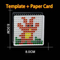 5mm Beads Pegboard Template for Iron Beads DIY Puzzle Toy 1pcs