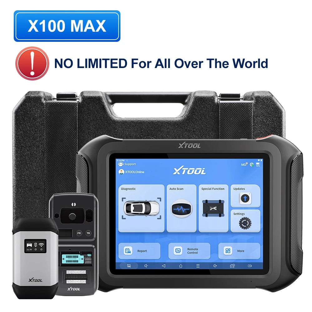 CowLost | xtool-x100-max-full-key-programmer-auto-immo-key-fob-key-programming-tool-with-kc501-all-key-lost-all-system-car-diagnostic-tool |25