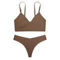 CowLost | product_id-seamless-wireless-v-neck-bra-low-waist-thong-set-for-women |10