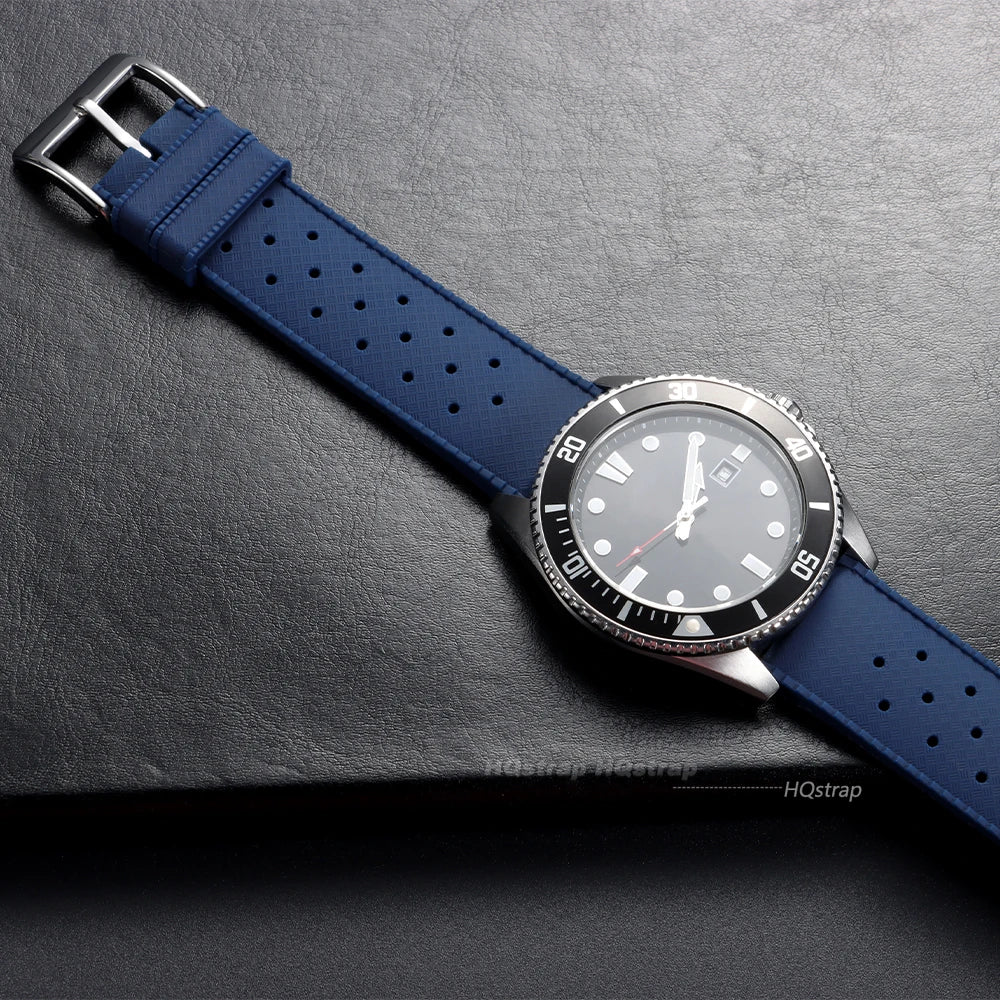 Universal Silicone Quick Release Watch Band for Seiko Omega 18mm 20mm 22mm
