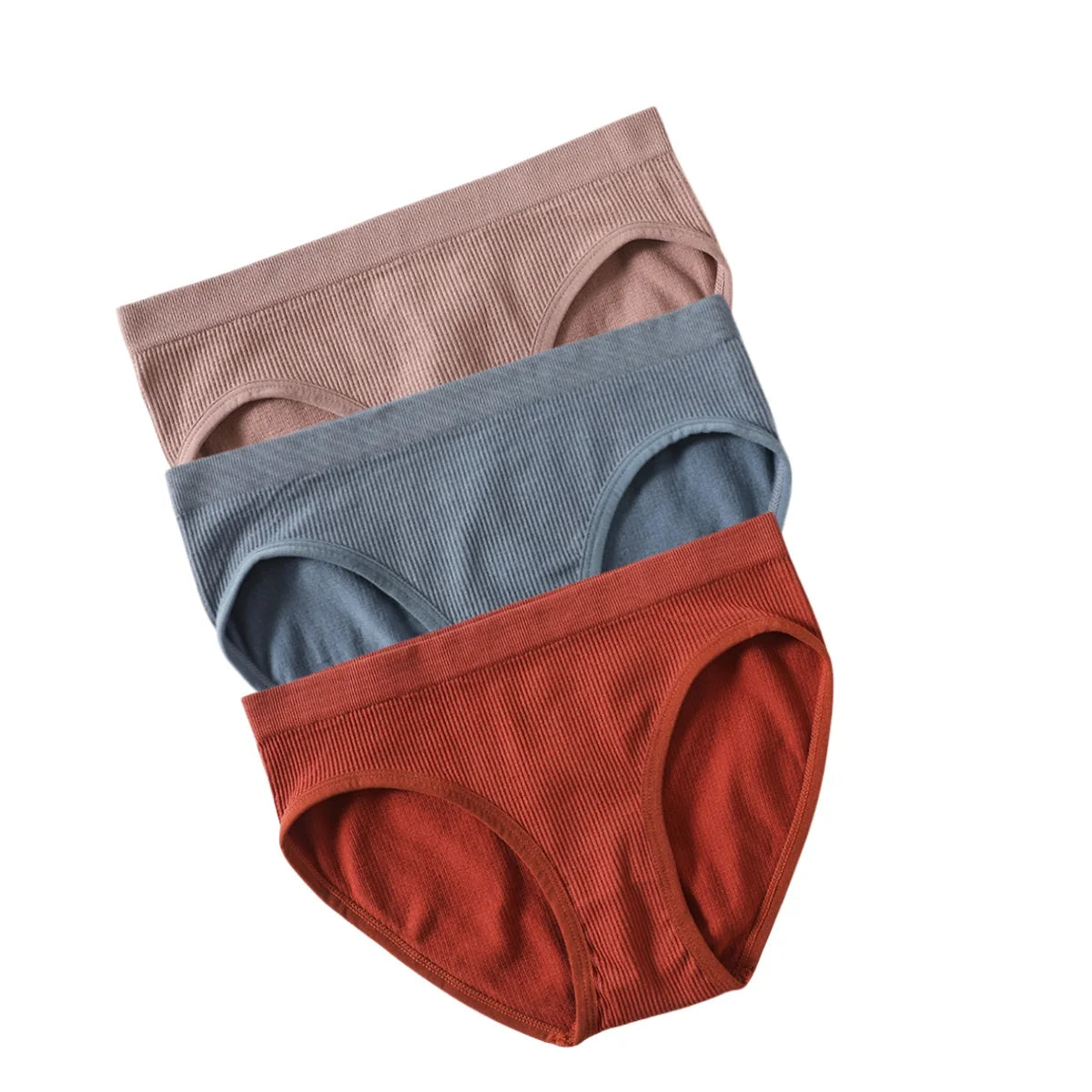 CowLost | product_id-3pcs-womens-seamless-low-rise-full-coverage-briefs |10