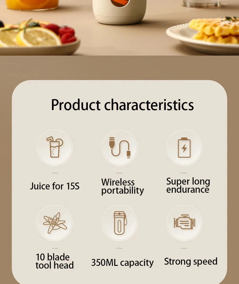 CowLost | product_id-z30-usb-portable-mini-electric-fruit-blender-350ml-juice-cup |9