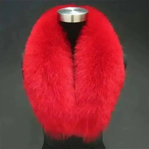 CowLost | natural-color-raccoon-fox-collar-scarf |26