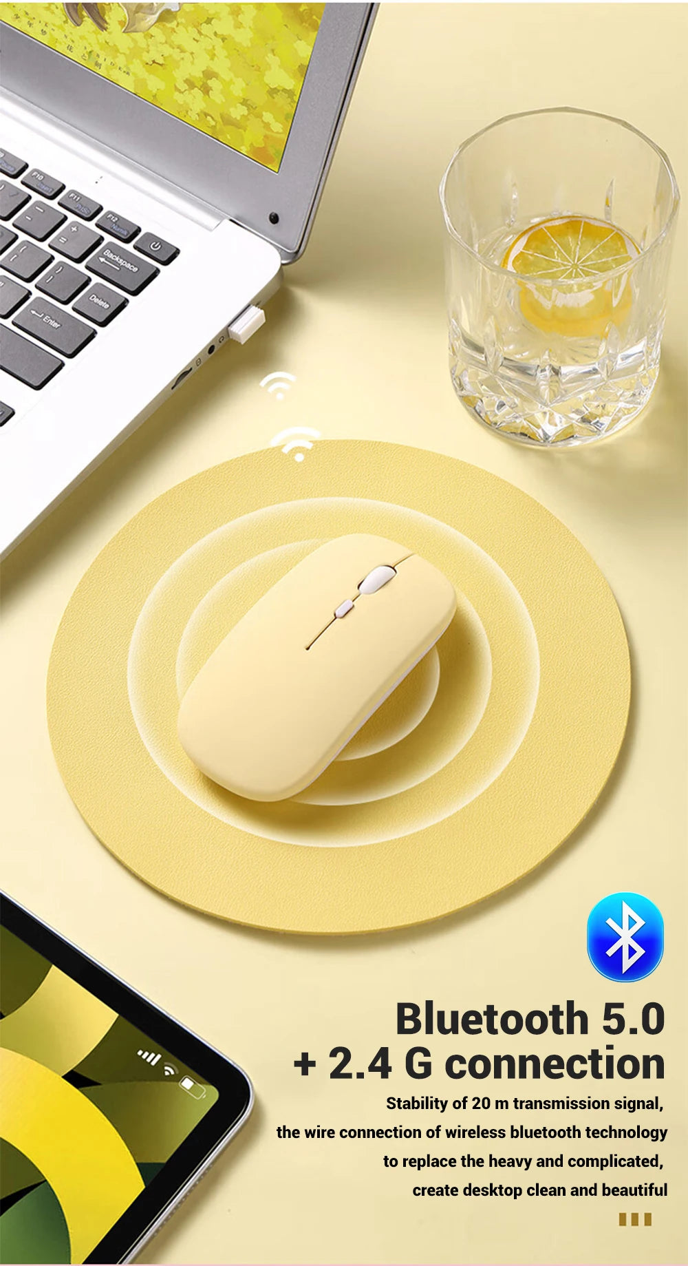 CowLost | rechargeable-wireless-bluetooth-mouse-portable-silent-ergonomic |10