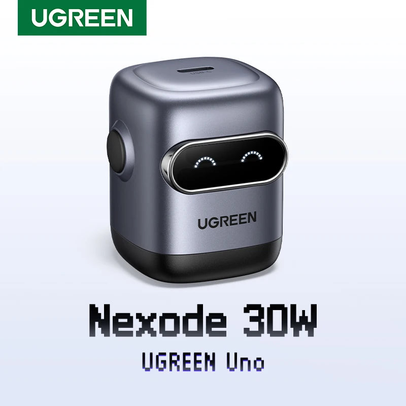 CowLost | ugreen-30w-gan-charger-2nd-gen-robot-qc4-0-3-0-pps-pd3-0-fast-charger |1