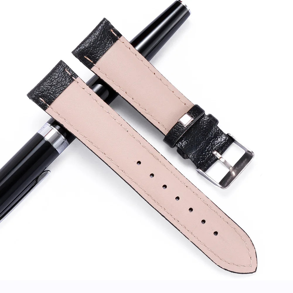 CowLost | water-product_id-waterproof-lychee-pattern-pu-leather-watchband-for-seiko-rolex-16-22mm |9
