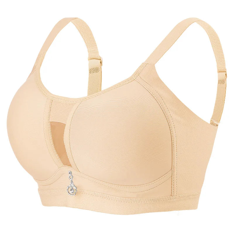 CowLost | product_id-fallsweet-seamless-wireless-plus-size-push-up-bra-with-pendant-breathable-no-pad-brassiere-for-women |9