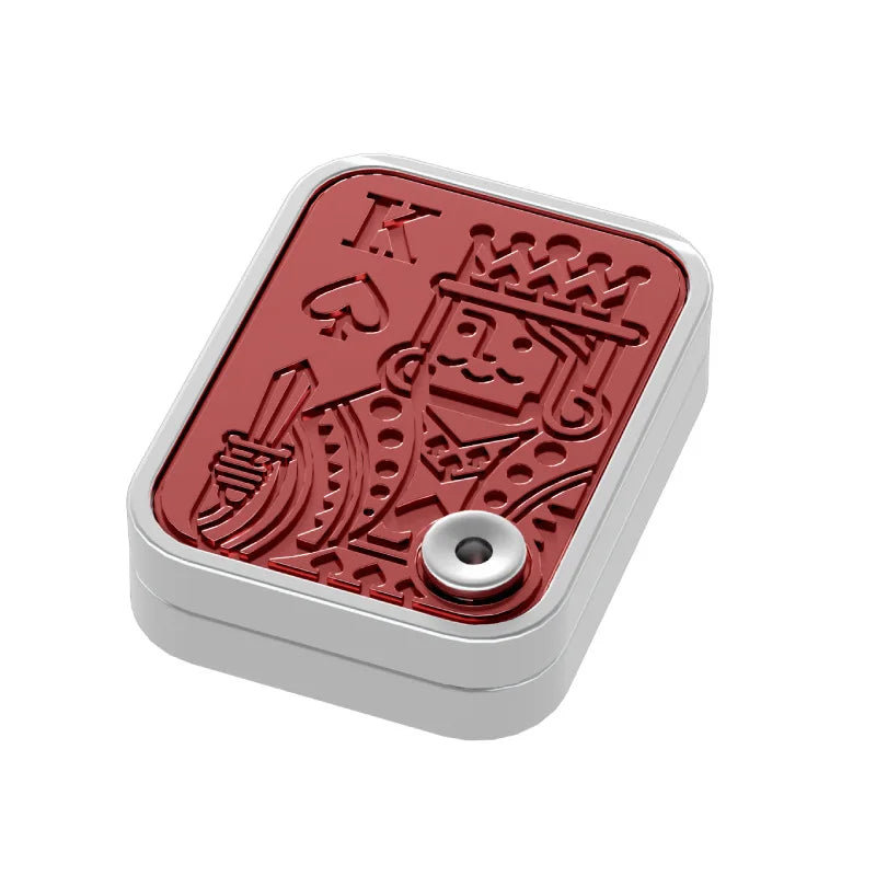 Mechanical Card Pushing Decompression Cat Claw Alloy Mini Fingertip Rotating Toy
