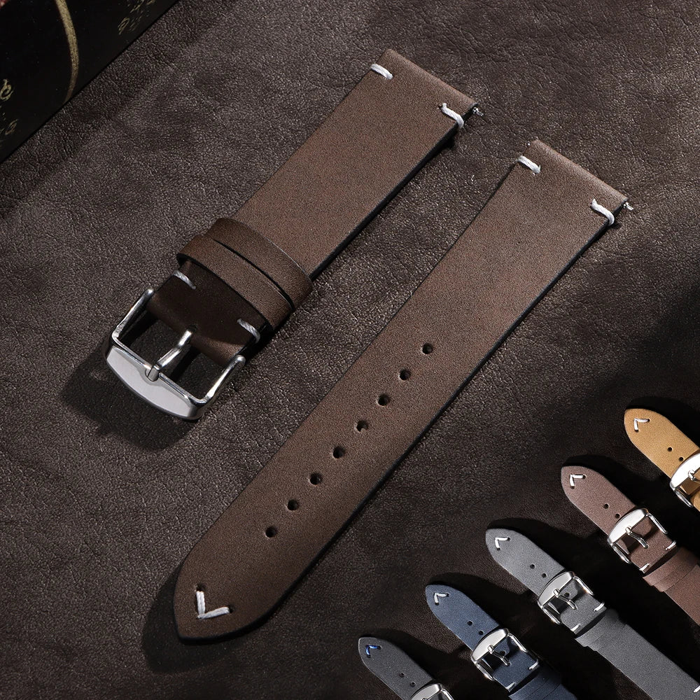 CowLost | bracelets-product_id-vintage-leather-cowhide-watch-band-18mm-22mm-for-seiko-smartwatch-quick-release-wristband |1
