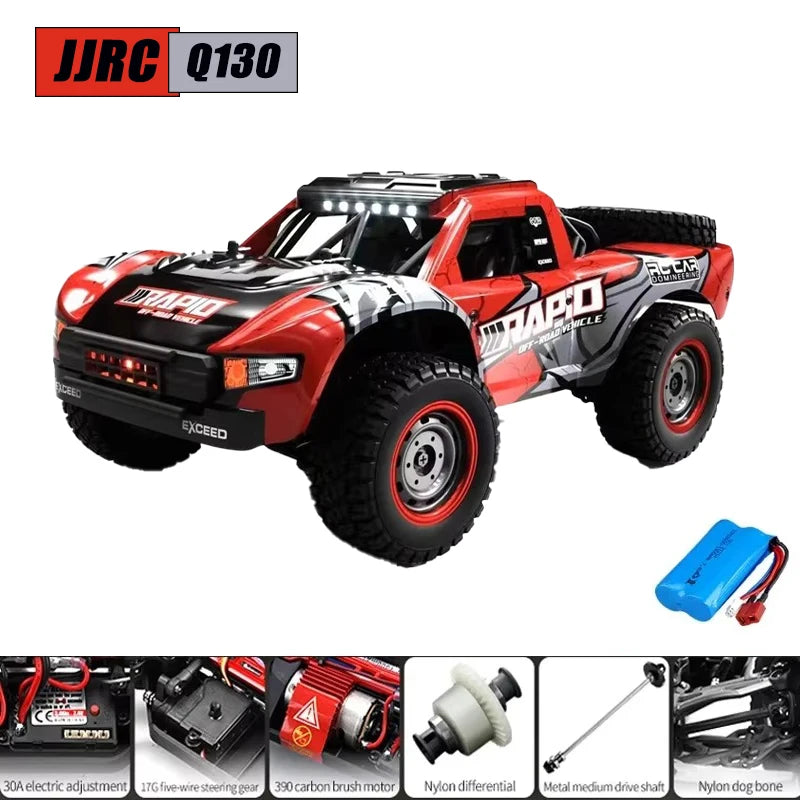 CowLost | fencing-barriers-jjrc-q130-4wd-1-16-rc-car-with-brushless-motor-and-led-lights |25