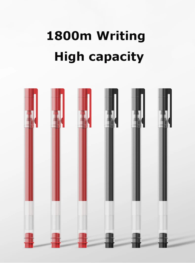 CowLost | product_id-beifa-5-10pcs-0-5mm-gel-pens-black-blue-red-ink-refills-large-capacity-water-based-office-school-pens |7