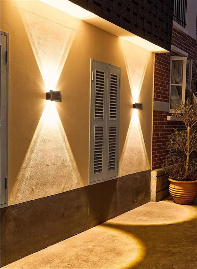 CowLost | product_id-solar-led-outdoor-wall-light-high-brightness-up-and-down-garden-lamp |9