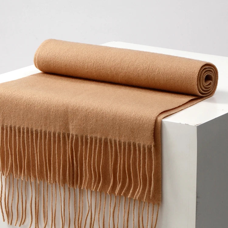 CowLost | winter-pure-long-wool-scarf-women-luxury-brand |27