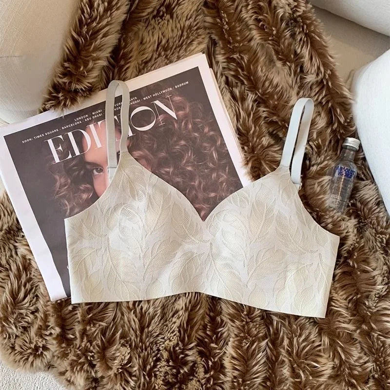 CowLost | product_id-ultra-thin-seamless-wire-free-lace-bra-for-large-breasts-soft-breathable-support |14