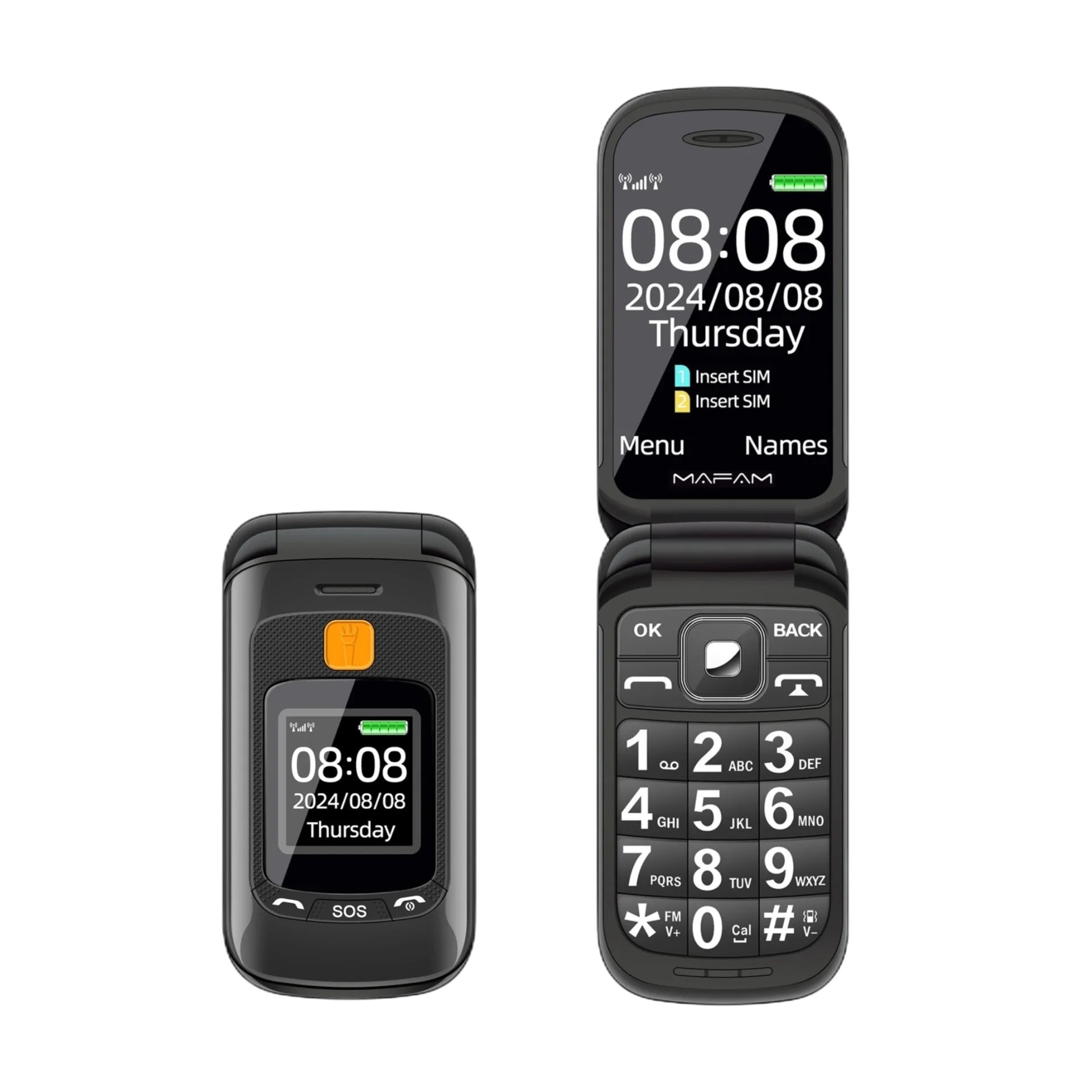CowLost | mafam-f899-small-cover-folded-elderly-mobile-phone-for-seniors |24