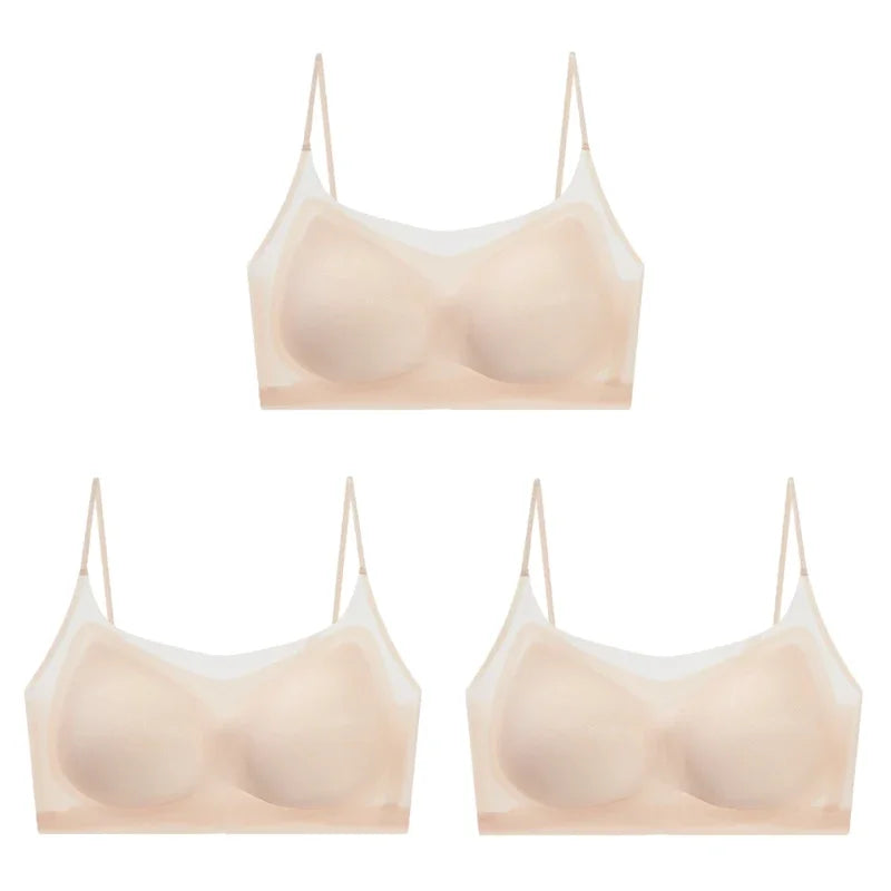 CowLost | product_id-fallsweet-3pcs-wireless-seamless-ice-silk-push-up-bra-for-small-cups-women |8