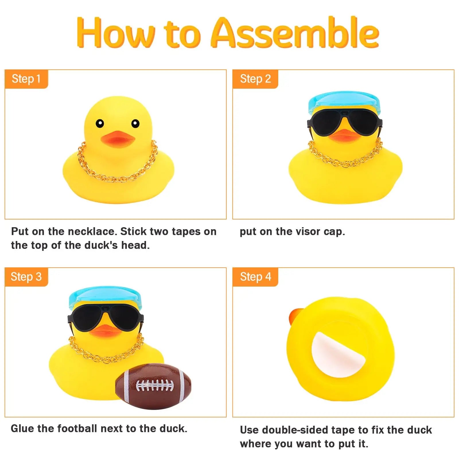 CowLost | product_id-rubber-duck-car-dashboard-ornament-with-baseball-accessory |2