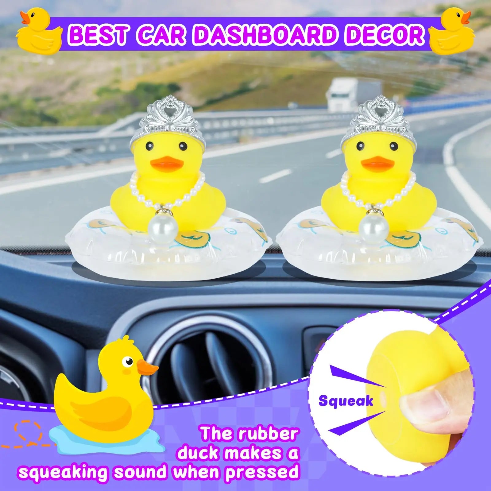 CowLost | product_id-rubber-ducks-with-crown-small-floating-squeaky-bathtub-toys-for-kids |5