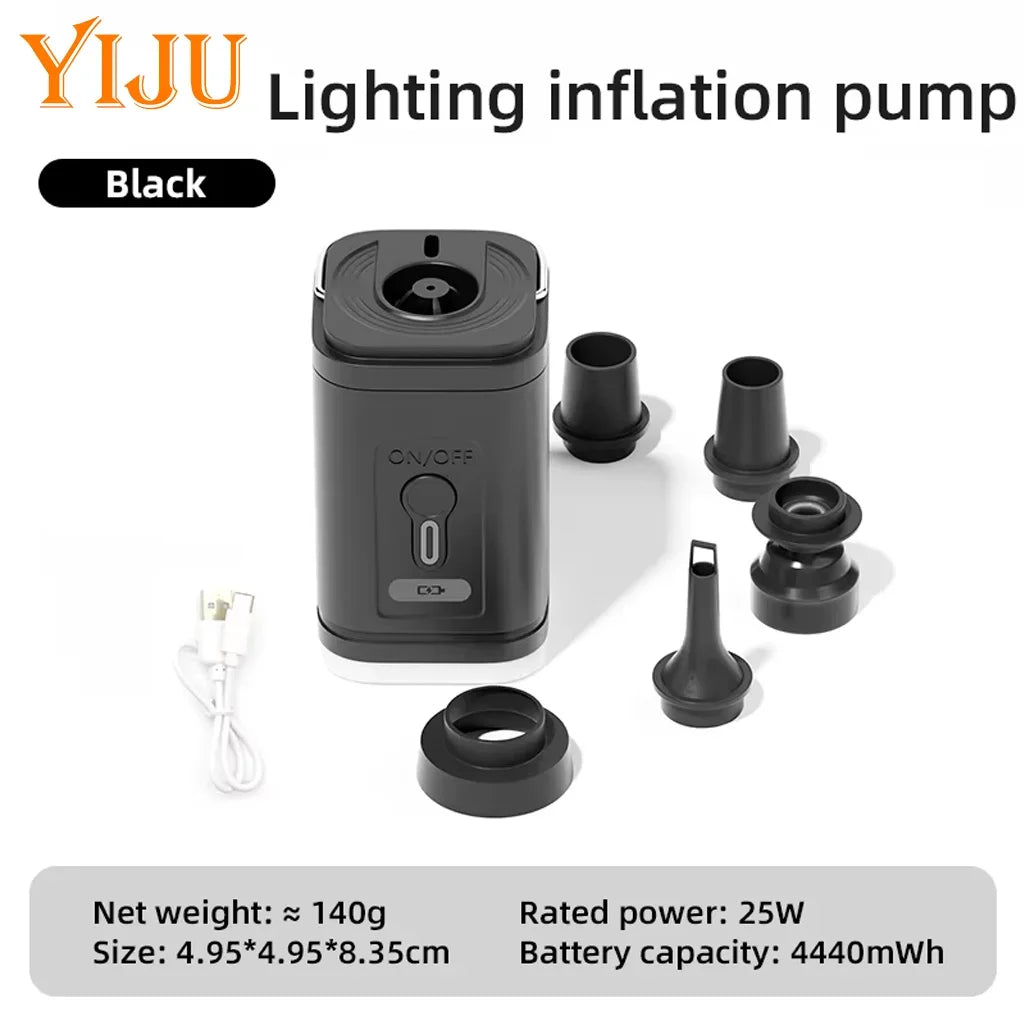 CowLost | pool-floats-product_id-yiju-mini-portable-usb-rechargeable-air-pump-with-1200mah-battery-for-inflating-and-deflating |24